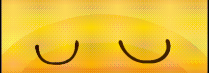 Cary's eyes blinking to show surprise.